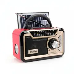 GENERICO - Radio Portatil AM FM Retro Vintage Parlante Bluetooth