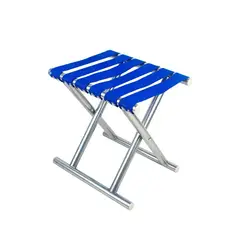 OEM - Silla Camping Plegable Reforzado Azul