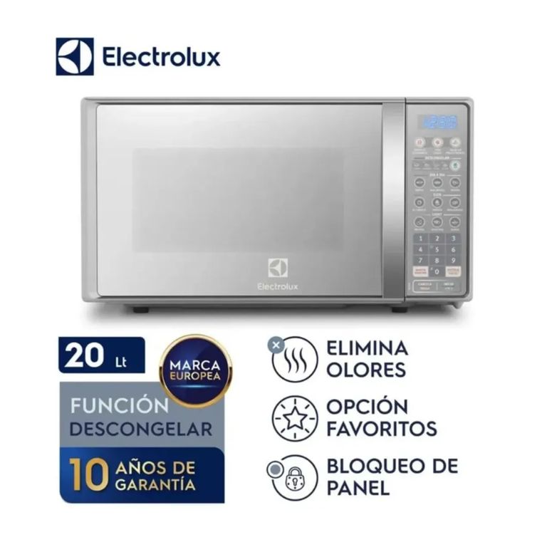 Horno Microondas Plateado 20L Plateado EMDO20S2GSRUG
