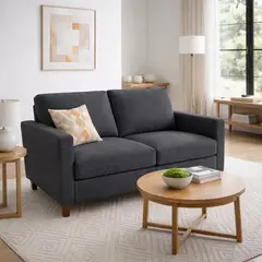 ARTSOFA - Sofá Dos Cuerpos Elara Plomo Antifluido