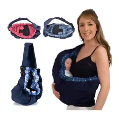 GENERICO - Canguro Moral Porta Bebé Recién Nacido Ergonómico para Niña