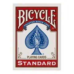 GENERICO - Cartas de Poker Bicycle Standard 808 Rider Back Originales – Calidad Premium Rojo