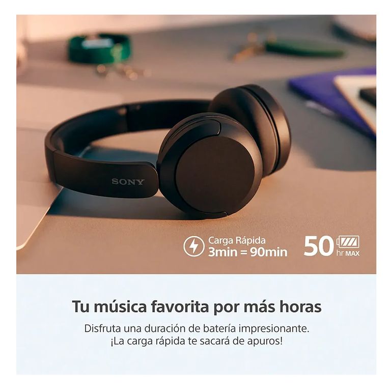 Audífonos Inalámbricos Wh-Ch520 Negro