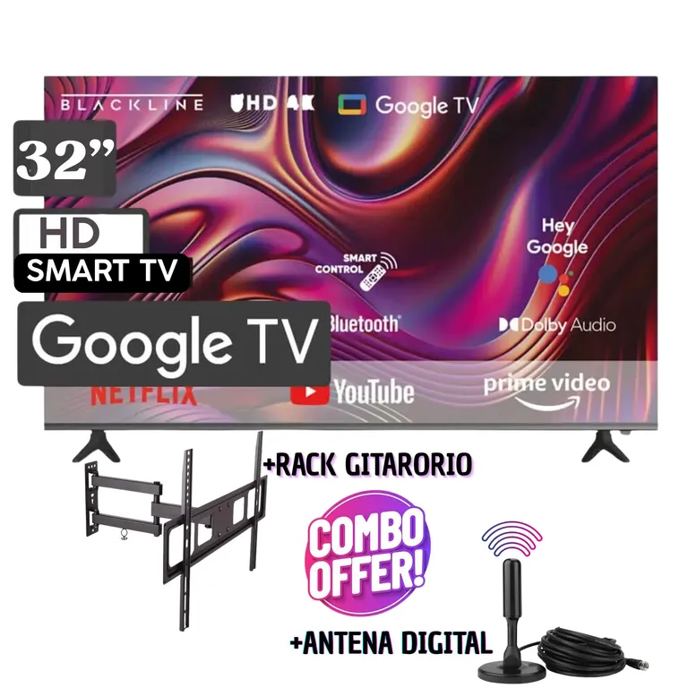 Televisor 32 HD Smart TV BL32-T3000HD-GOOGLE TV