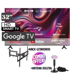 BLACKLINE - Televisor 32 HD Smart TV BL32-T3000HD-GOOGLE TV