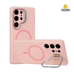 OEM - Case Silicone Premium S25 Ultra Rosa