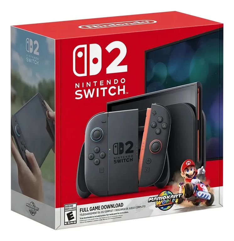 Consola switch 2 + mario kart world