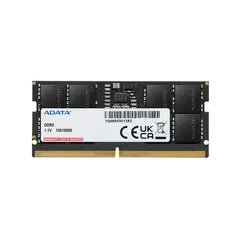 ADATA - Memoria DDR5 16GB Sodimm 4800 MHz para Laptop - Color Negro, Alta Velocidad y Rendim
