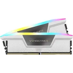 CORSAIR - Kit de memoria RAM Vengeance RGB 32GB 2x16GB DDR5-5600MHz Blanco CL40