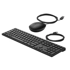 HP - Mouse y teclado Wired Desktop 320MK con conectividad USB