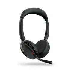 JABRA - Auriculares Evolve2 65 Flex - Conexión Link380c UC, Estéreo, Inalámbricos, Gran Como