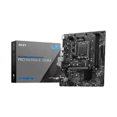 MSI - Motherboard PRO H610M-S DDR4 conectividad