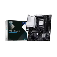 MSI - Placa PRO H810M-B LGA 1851 HDMI DP mATX compatibilidad mATX
