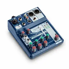 SOUNDCRAFT - Mezcladora analógica Notepad-5 con USB IO y 1 entrada combo MicLine
