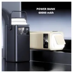 OEM - Power Bank 60000 mAh 22.5W+20W Fast Charging 8 Puertos