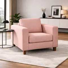 ARTSOFA - Sofá Un Cuerpo Atlas Rosa Antifluido