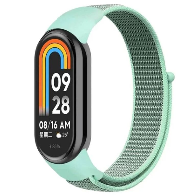 Correa Nylon Resistente para Xiaomi Band 8 - Menta