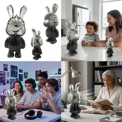 GENERICO - Mini Ventilador Portátil De Mesa Rabbit