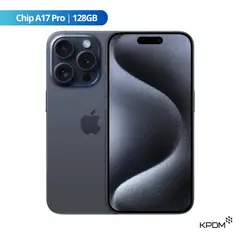 APPLE - IPhone 15 Pro 128GB Titanio Azul eSIM Reacondicionado Grado A