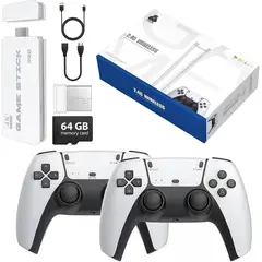 PUREPOWER - M15 Consola de juegos retro inalámbrica 4K HD salida HDMI Retro Arcade con driver inalámbrico