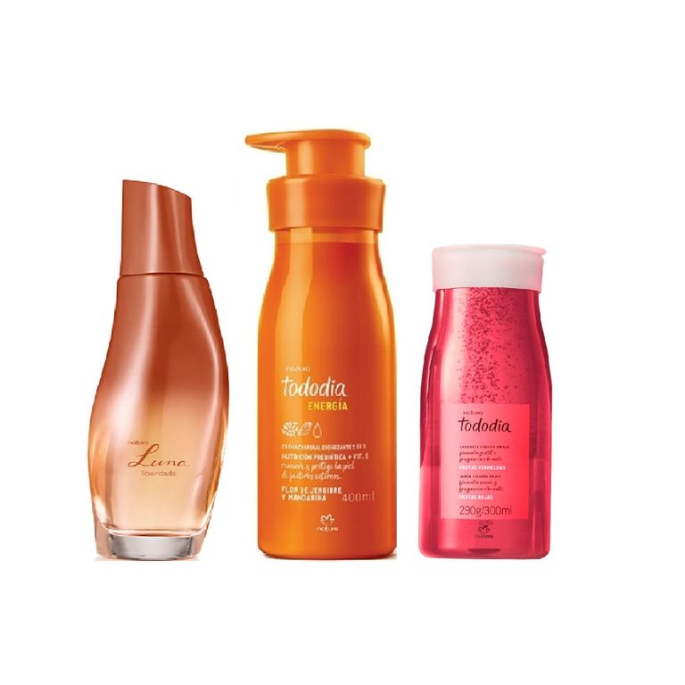 Luna liberdade femenino 75ml + crema tododia y jabon liquido