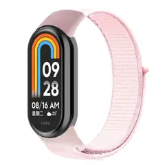 GENERICO - Correa Nylon Resistente para Xiaomi Band 9 - Rosa