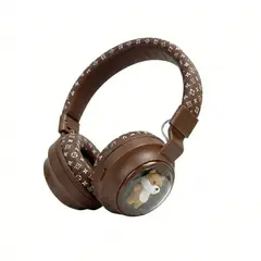 OEM - Audífonos Bluetooth Para Niños Cute Marrón