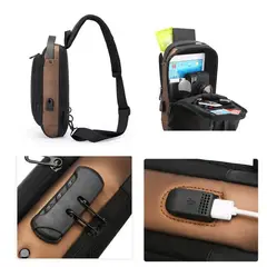 GENERICO - Morral Antirrobo Con Clave Impermeable Carga Usb Pechera