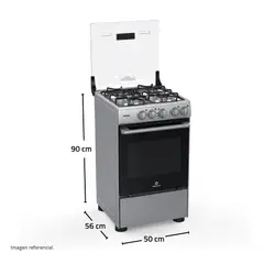 INDURAMA - Cocina Fontana 20" 4 Hornillas Gris