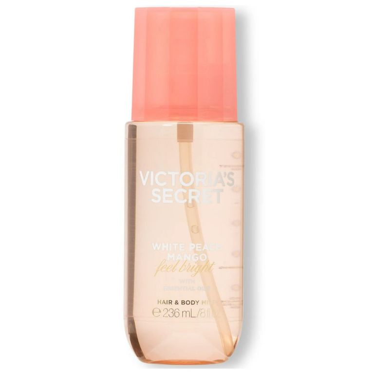 MIST PARA CABELLO Y CUERPO VICTORIA SECRET WHITE PEACH MANGO 236 ML
