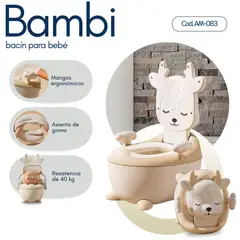BAMBI - Bacin Para Bebé «BAMBI» De Lujo Beige