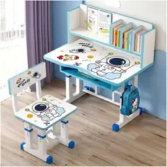 BABY - Escritorio y silla Infantil con altura ajustable incluye Repisas para NIÑO