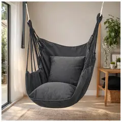 INSPIRA MARKET - Hamaca Colgante Portatil 100 x 130 cm con Funda Portátil y Almohadas