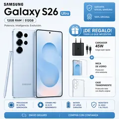 SAMSUNG - S26 ULTRA 512GB - SKY BLUE + PACK ACCESORIOS