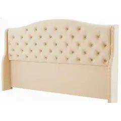 MAVISAC - Cabecera Orion Plaza Queen Champagne Tela Vigo aterciopelada