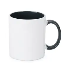 GENERICO - SET DE 6 TAZAS DE CERAMICA ELEGANTE BICOLOR