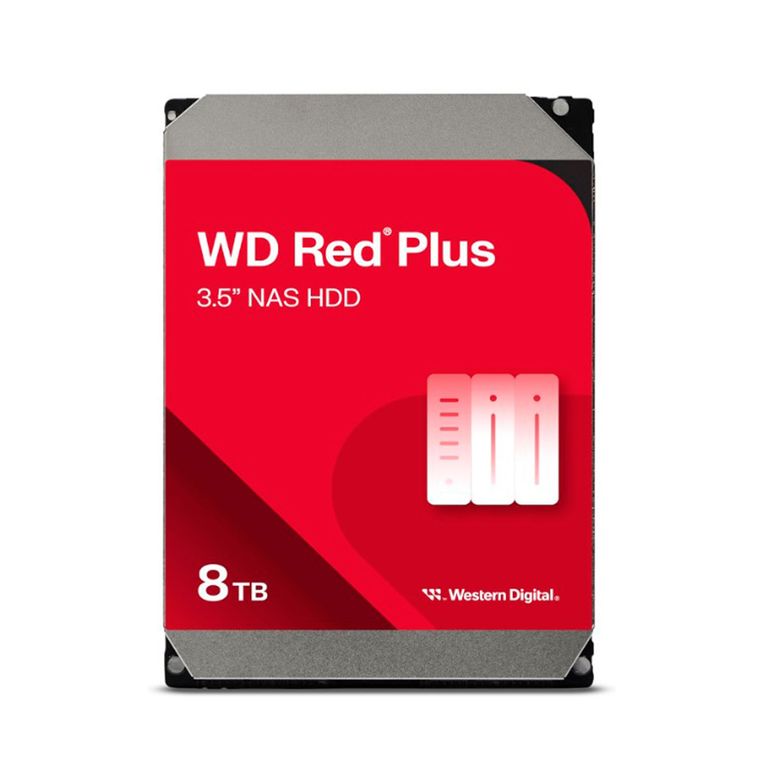 DISCO DURO WD RED PLUS NAS 8TB 3.5 5640RPM P-N WD80EFPX