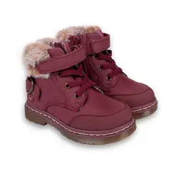 PILLIN - Botín Bebé Niña Malva TALLA 27