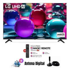 LG - Televisor Smart UHD 43 pulgadas AI 4K 43UA7300 2025 + Magic Remote + Antena Digital
