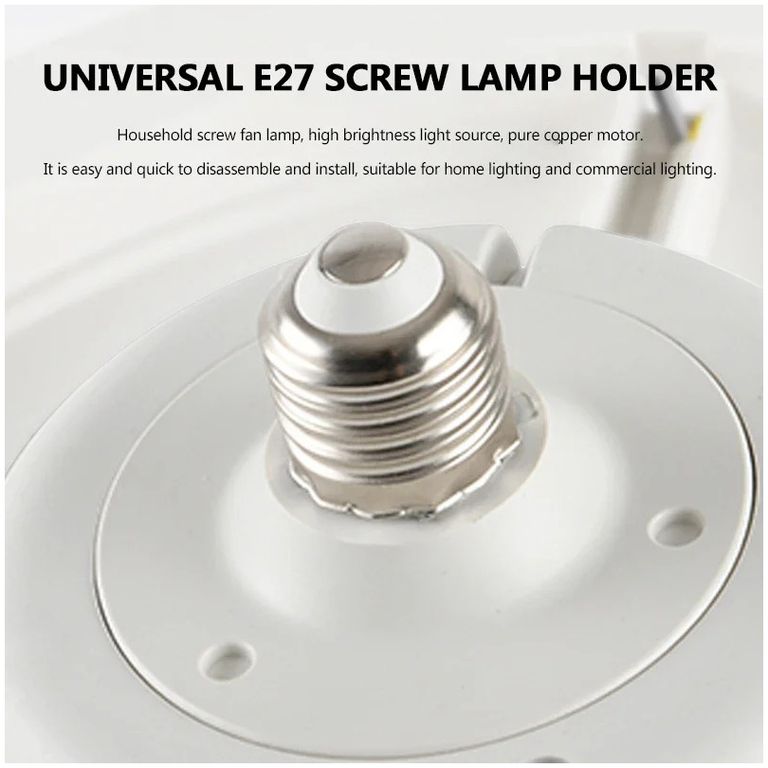 Foco Ventilador Led De Techo Ahorrador