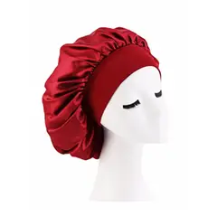 MAJIKA - Gorro de Satín para Cabello Antifrizz Suave, Ajustable y Protector Nocturno