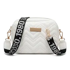 OEM - Bolso De Hombro Elegante Acolchado Blanco