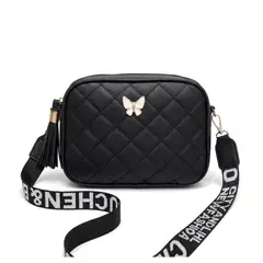 OEM - Bolso De Hombro Femenino Mariposa Negro