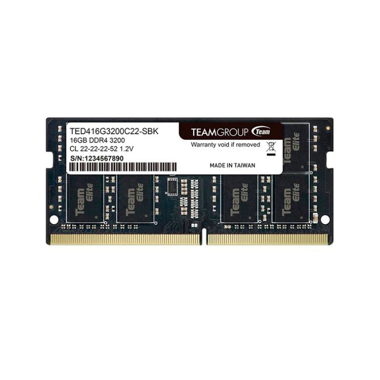 MEMORIA SO-DIMM ELITE 16GB DDR4-3200MHZ PN ME16GTG3200C22S