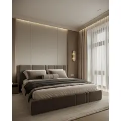 GENERICO - Cama Box Tarima Nebula Moka Queen