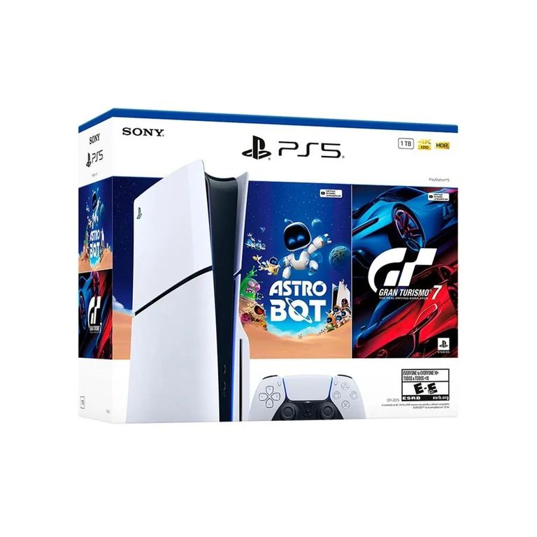 Consola PlayStation 5 slim + Asteo Bot y Gt7