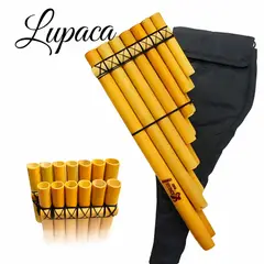 GENERICO - Zampoña Lupaca 6x7 Procesamiento Especial Secado al Horno - Requisito Estudio 440Hz con Funda