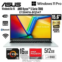 ASUS - Laptop Vivobook Go 15 90NB0ZR3-M03NM0 Ryzen5 7520U 16GB DDR5 512GB SSD 15.6" FHD Windows 11 Pro