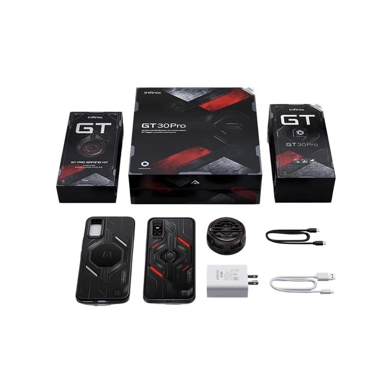 Smartphone GT30 pro Gamer Pack 12+12Gb Ram - 256Gb Color Dark Flare Negro