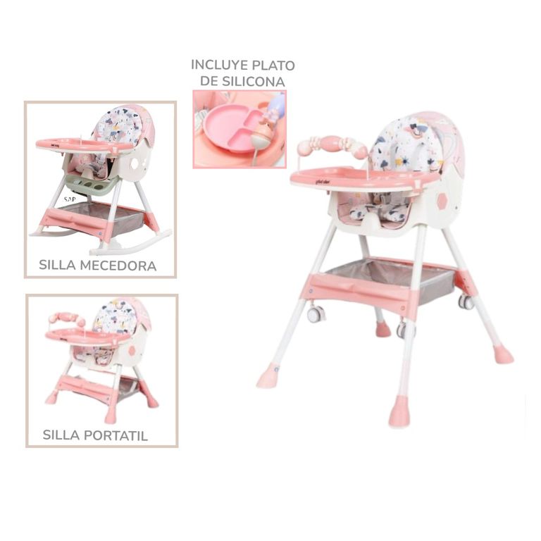Silla de Comer 3 en 1 Copito - Comodidad, seguridad y versatilidad para tu bebé